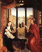 WEYDEN, Rogier van der, St Luke Drawing the Portrait of the Madonna